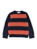 The Children's Place 100% Cotton Stripes Orange Pullover Sweater Size 5 - 6 - photo 1