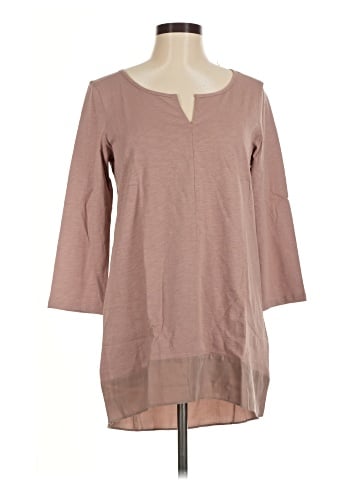 Garnet Hill 3/4 Sleeve Blouse (view 1)