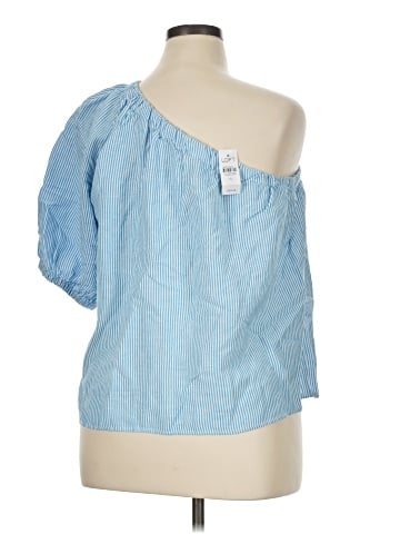 Ann Taylor LOFT Short Sleeve Blouse (view 2)