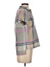 Fossil Color Block Gray Short Sleeve Blouse Size XS - photo 4
