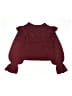 Joyfolie 100% Acrylic Burgundy Pullover Sweater Size 10 - photo 2