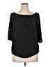 Unique Spectrum Black 3/4 Sleeve Blouse Size XL - photo 1
