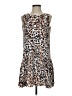 Cooper & Ella 100% Polyester Animal Print Brown Casual Dress Size Sm (1) - photo 1