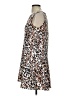 Cooper & Ella 100% Polyester Animal Print Brown Casual Dress Size Sm (1) - photo 5