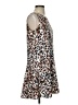 Cooper & Ella 100% Polyester Animal Print Brown Casual Dress Size Sm (1) - photo 4