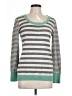Olive and Oak Stripes Green Pullover Sweater Size L - photo 1