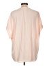 Point Sur 100% Viscose Pink Short Sleeve Blouse Size L - photo 2