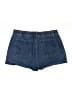 No Boundaries 100% Recycled Polyester Blue Denim Shorts Size 19 - photo 2