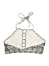 MYNAH Chevron-herringbone Ivory Swimsuit Top Size 18 - photo 2