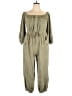 ELOQUII 100% Rayon Solid Green Jumpsuit Size 18 Plus - photo 1