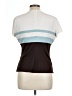 Kenar Color Block Brown Short Sleeve T-Shirt Size 12 - photo 2