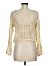 Ultra Flirt Metallic Ivory Pullover Sweater Size M - photo 2