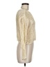Ultra Flirt Metallic Ivory Pullover Sweater Size M - photo 4