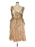 Mac Duggal 100% Polyester Gold Cocktail Dress Size 18W - photo 2