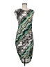 BCBGMAXAZRIA Graphic Green Cocktail Dress Size M - photo 1