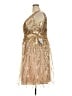 Mac Duggal 100% Polyester Gold Cocktail Dress Size 18W - photo 5