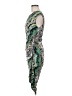 BCBGMAXAZRIA Graphic Green Cocktail Dress Size M - photo 5