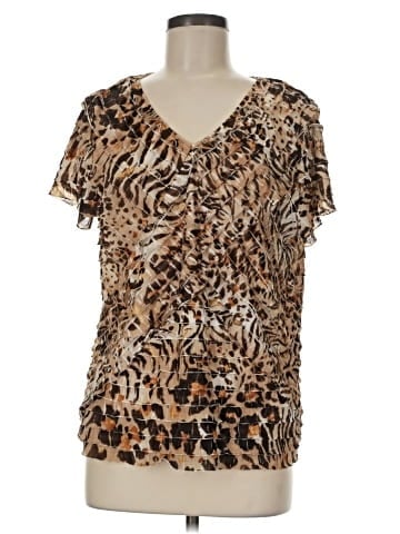 Alfred Dunner Short Sleeve Blouse (view 1)