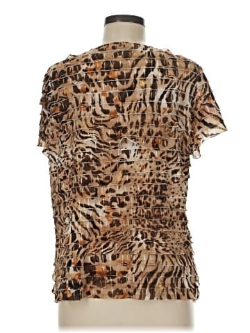 Alfred Dunner Short Sleeve Blouse (view 2)
