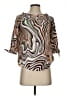 rue21 100% Polyester Brown 3/4 Sleeve Blouse Size S - photo 1