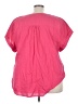Talbots 100% Cotton Pink Short Sleeve Blouse Size 3X - photo 2