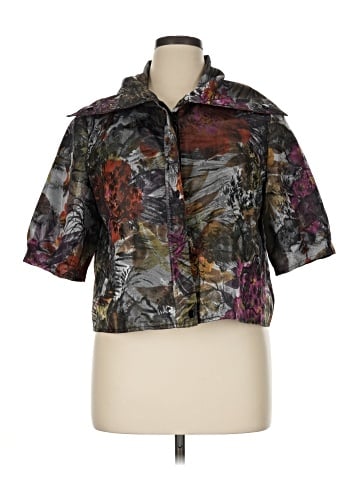 Samuel Dong Short Sleeve Blouse (view 1)