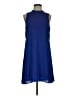 DR2 100% Polyester Solid Blue Cocktail Dress Size S - photo 1