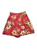 Zara 100% Polyester Tropical Red Shorts Size XS - photo 1