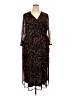Connected Apparel Brown Cocktail Dress Size 20 - photo 1