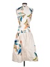 Alexia Admor Print Ivory Casual Dress Size 4 - photo 2