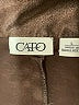 Cato Brown Short Sleeve Blouse Size L - photo 7