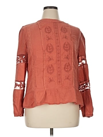 Calligraphie Long Sleeve Blouse (view 1)