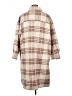 H&M 100% Polyester Ivory Coat Size XL - photo 2