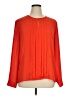 Sami & JO 100% Polyester Orange Long Sleeve Blouse Size XL - photo 1