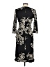 Jonathan Martin Paisley Black Cocktail Dress Size M (estimated) - photo 2