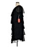 Patra 100% Polyester Solid Black Cocktail Dress Size 16 - photo 5
