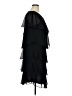 Patra 100% Polyester Solid Black Cocktail Dress Size 16 - photo 4