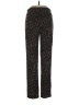 New Directions Animal Print Black Casual Pants Size 10 - photo 2