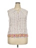 Fun2Fun White Sleeveless Blouse Size XXL - photo 1