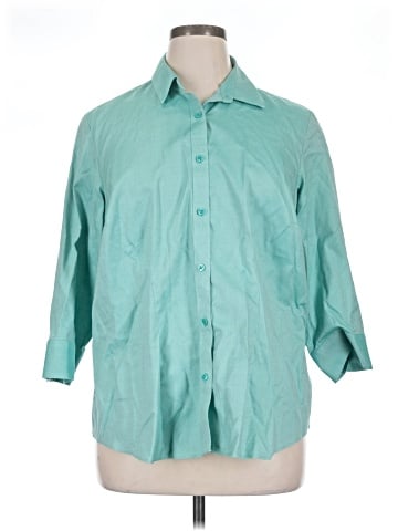 Coldwater Creek 3/4 Sleeve Button-Down Shirt (view 1)