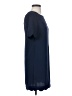 Monteau Solid Blue Casual Dress Size S - photo 4