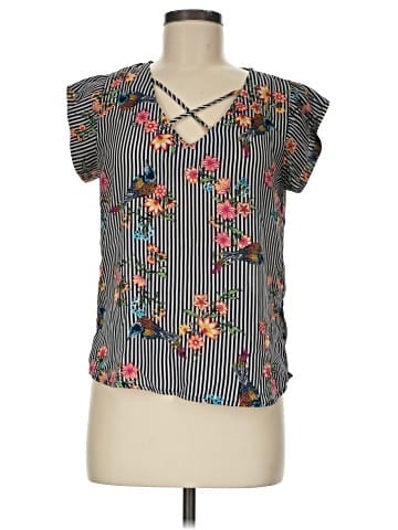 Lily White Short Sleeve Blouse (view 1)