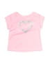 Nike 100% Polyester Hearts Pink Short Sleeve T-Shirt Size 3T - photo 1