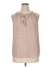 Adrianna Papell Pink Sleeveless Blouse Size XL - photo 1