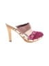 Coach 100% Leather Pink Mule/Clog Size 8 1/2 - photo 1