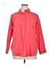 Talbots 100% Cotton Red Long Sleeve Button-Down Shirt Size 1X - photo 1