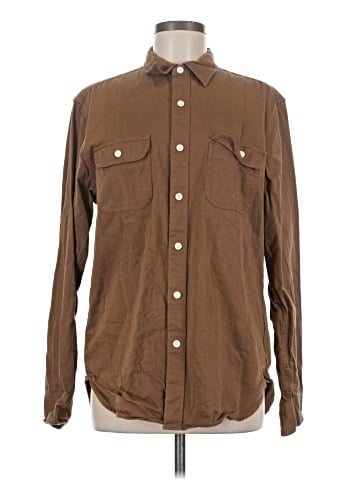 J.Crew Factory Store Long Sleeve Button-Down Shirt (view 1)