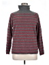 Lands' End Stripes Gray Turtleneck Sweater Size 1X - photo 1