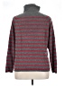 Lands' End Stripes Gray Turtleneck Sweater Size 1X - photo 2