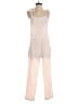 Bobi 100% Cotton Solid Ivory Jumpsuit Size M - photo 1